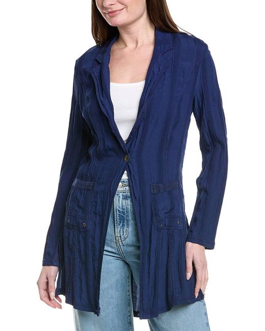 XCVI Blue Barron Blazer