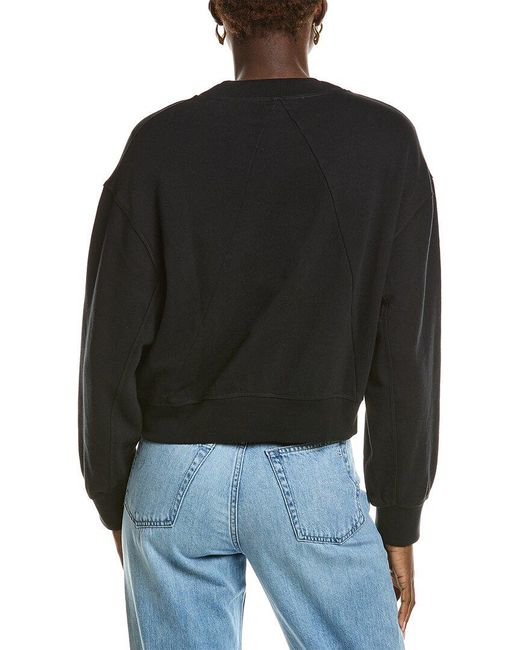 Rag & Bone Black Terry Sweatshirt