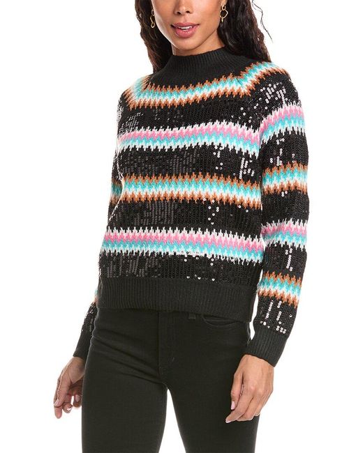 ANNA KAY Black Sequin Sweater