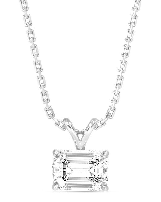 Amairah White 14K 2.00 Ct. Tw. Lab-Grown Diamond Solitaire Pendant Necklace
