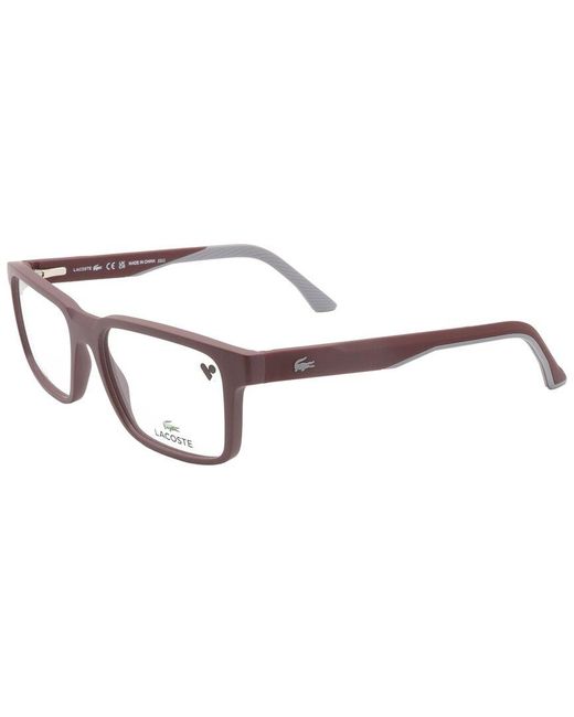 Lacoste White L2922 55Mm Optical Frames for men