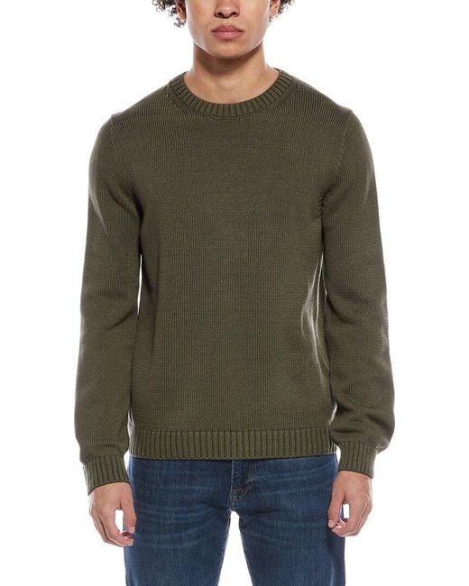 Slowear Green Zanone By Crewneck Sweater for men