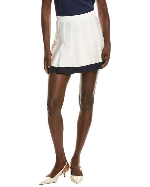 Alexis White Mondi Mini Skirt