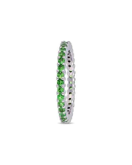Diamond Select Cuts Green 14K 1.70 Ct. Tw. Tsavorite Eternity Ring