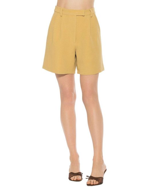 Alexia Admor Yellow Dia Short