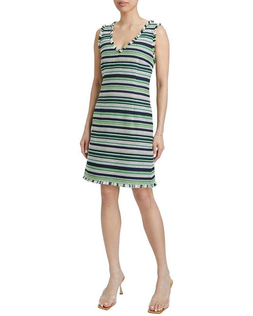 Santorelli Green Claire Shift Dress