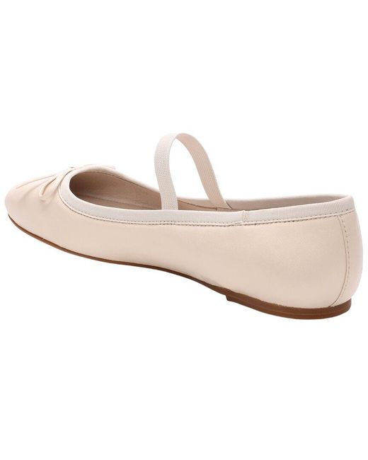 Sanctuary White Facile Leather Flat