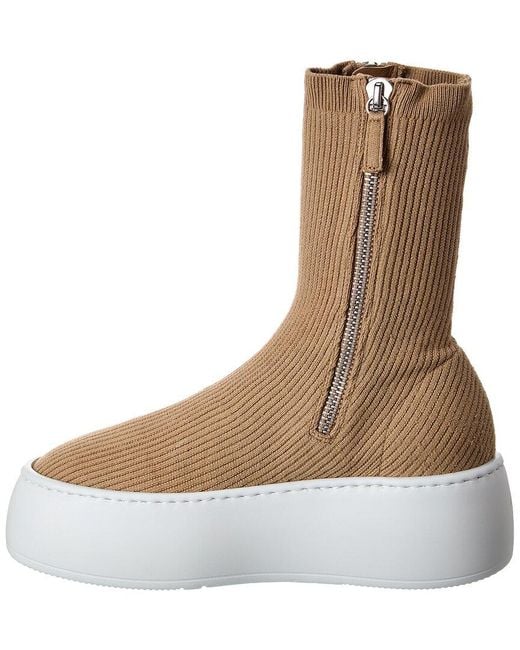 Giuseppe Zanotti White Alma Platform Sock Sneaker