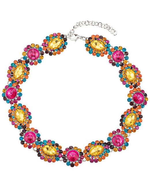 Eye Candy LA Red The Luxe Collection Crystal Color Me And Collar Necklace