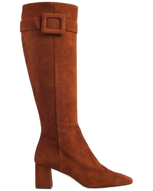 L.K.Bennett Brown L.K.Bennett Carlotta Leather Knee Boot