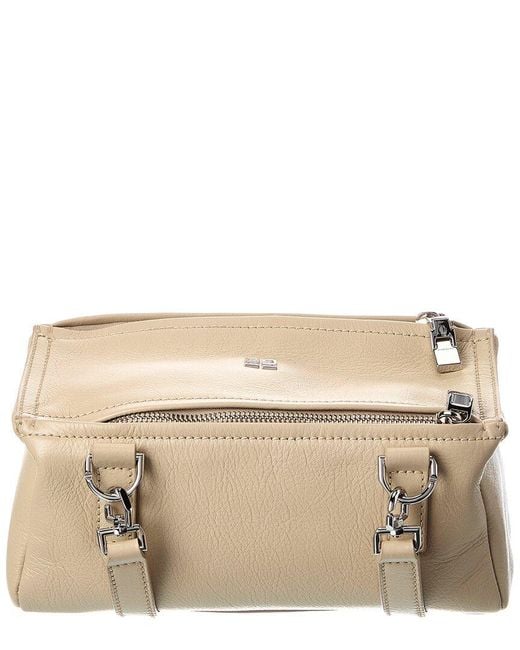 Givenchy Natural Pandora Mini Leather Shoulder Bag