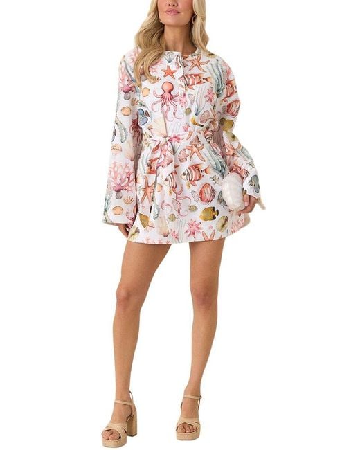 AMINA GLAM Multicolor Midi Dress