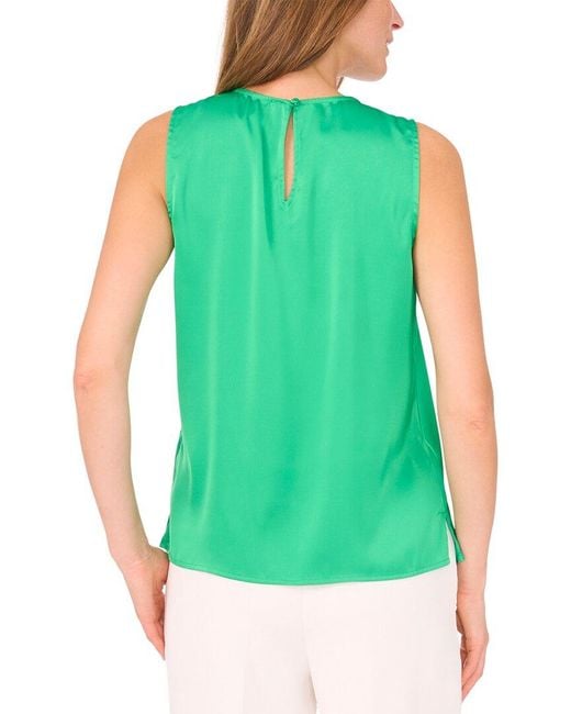 Vince Camuto Green Sleeveless Blouse
