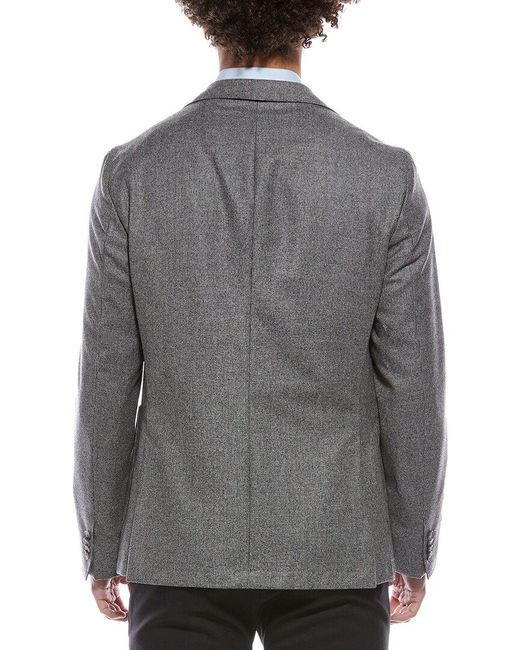 Boss Gray Hanry Wool Blazer for men