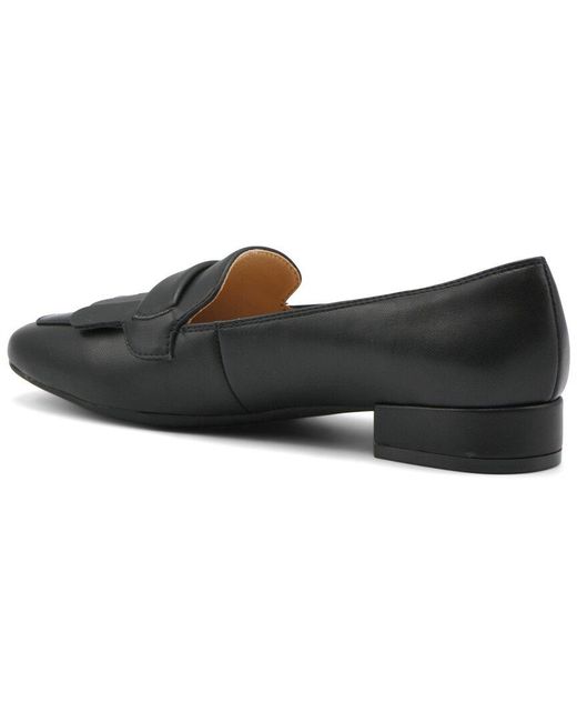 Adrienne Vittadini Black Geryl Loafer