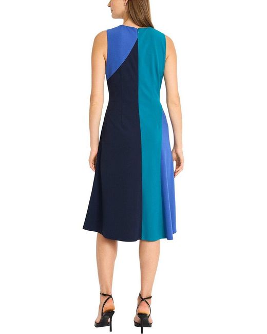 Maggy London Blue A-Line Dress