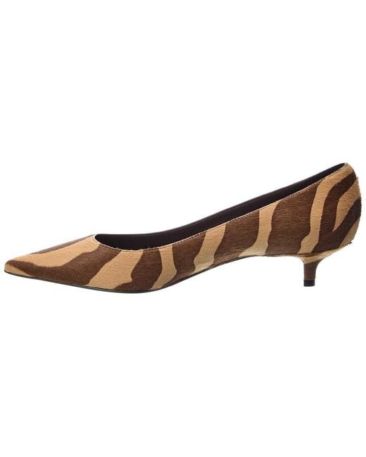 Jimmy Choo Brown Amelia Haircalf Pump