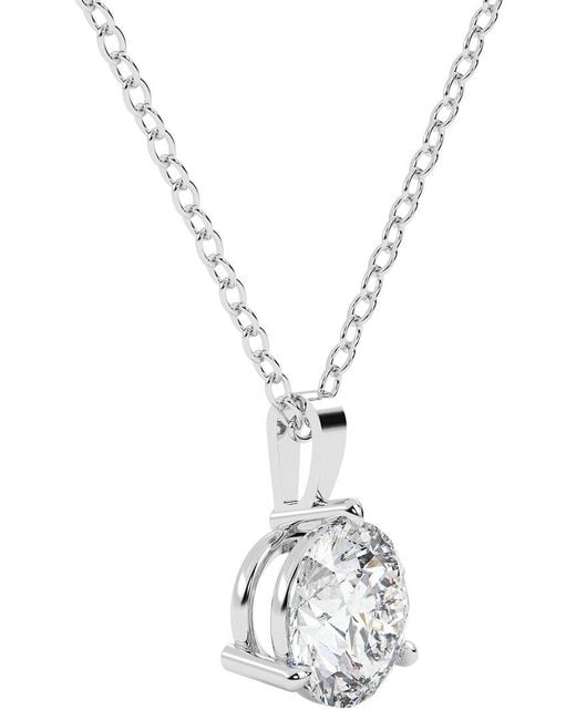 Diamond Select Cuts White 14K 2.00 Ct. Tw. Diamond Pendant Necklace