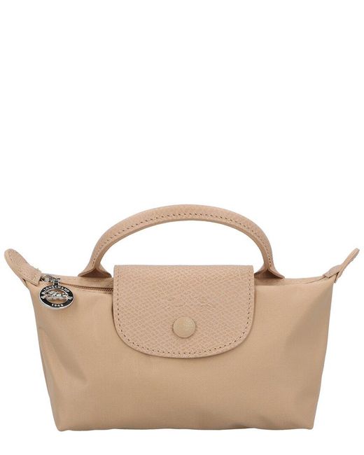 Longchamp Brown Le Pliage One Pouch