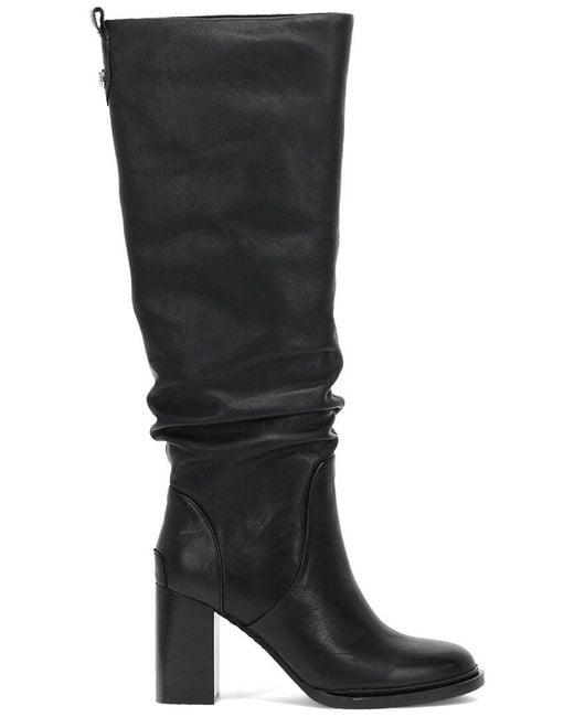 Frye Black Alex Softy Tall Leather Boot