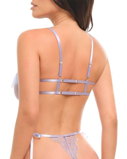 Oh La La Cheri Purple Dahlyia Teddy Bra