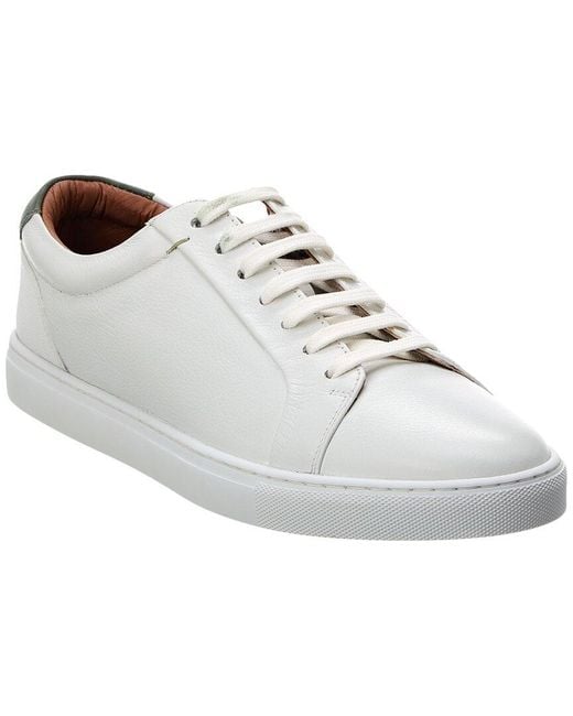Ted Baker White Udamo Leather Sneaker for men