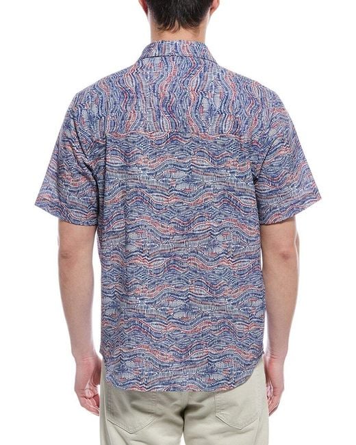 Tommy Bahama Blue Bahama Coast Monte Rio Geo Shirt for men
