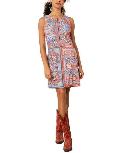 Hale Bob Red Heidi Dress