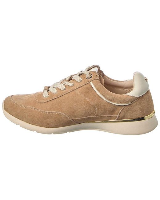 Dune Natural Entitle Suede Sneaker