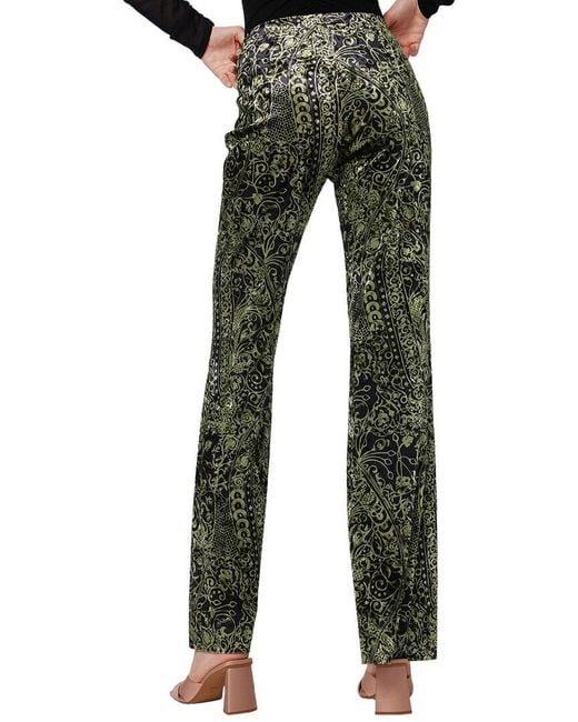 Diane von Furstenberg Green Ruthette Pant