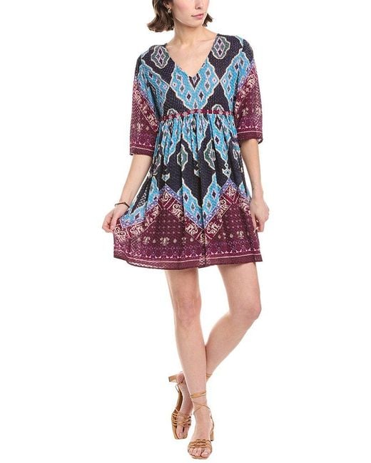 Ba&sh Blue Mini Dress