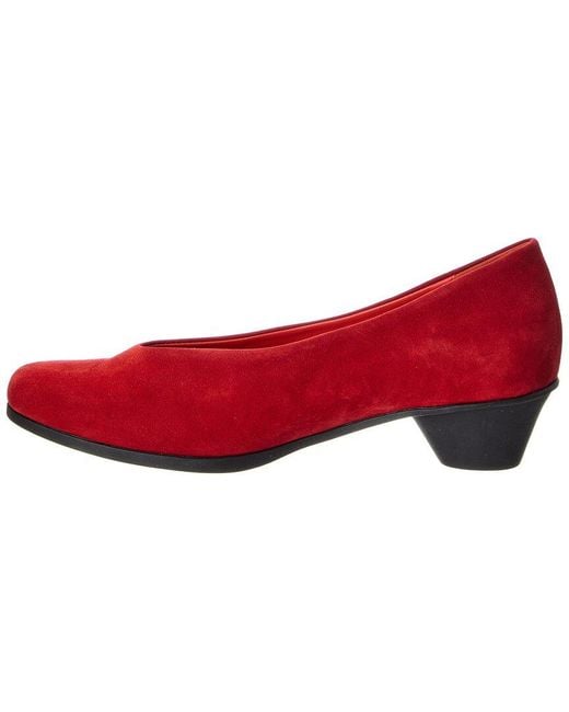 Arche Red Cynoa Suede Pump