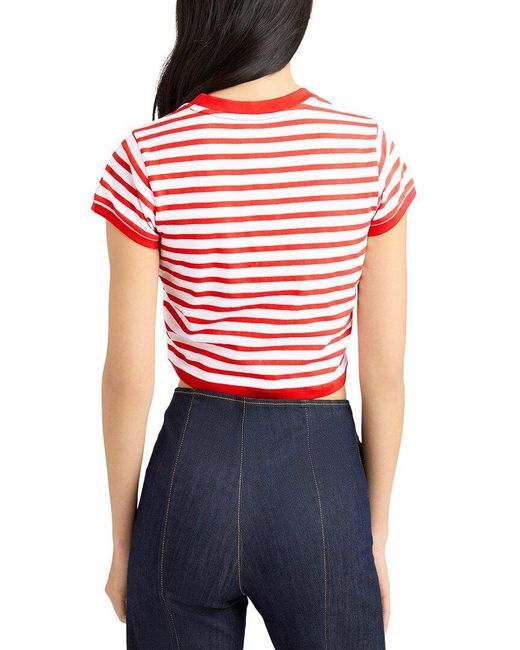 Cinq À Sept Red Cinq Á Sept Becka Slim Fit Tee