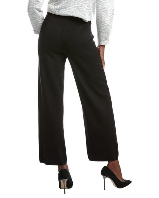 Anne Klein Black Luxe Sweater Pant