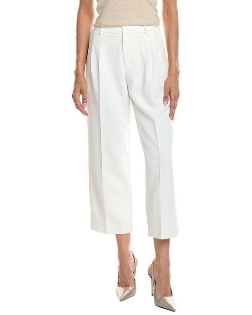 REVERIEE White Crop Pant