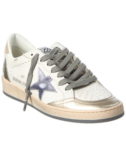 Golden Goose Deluxe Brand White Ballstar Leather Sneaker