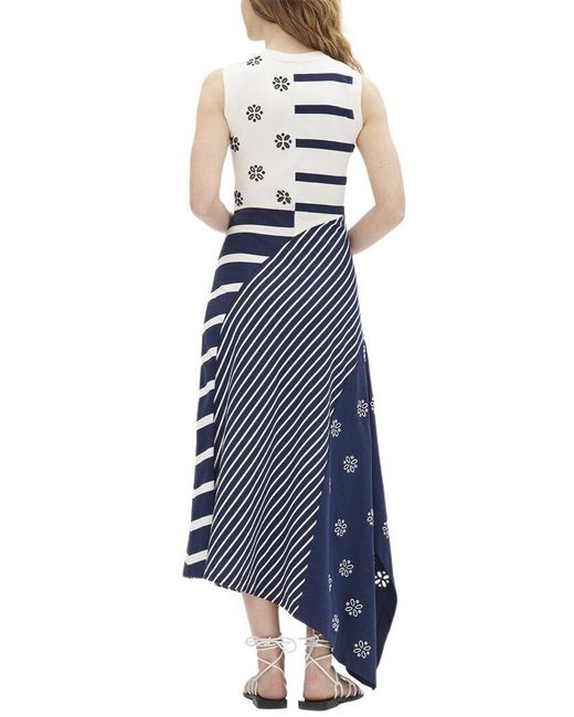 Tanya Taylor Blue Cassidy Dress