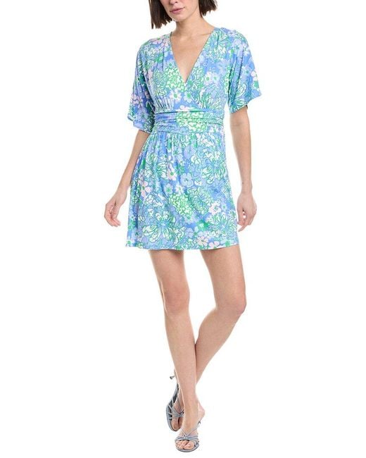 Lilly Pulitzer Blue Parigi Knit Skort Romper