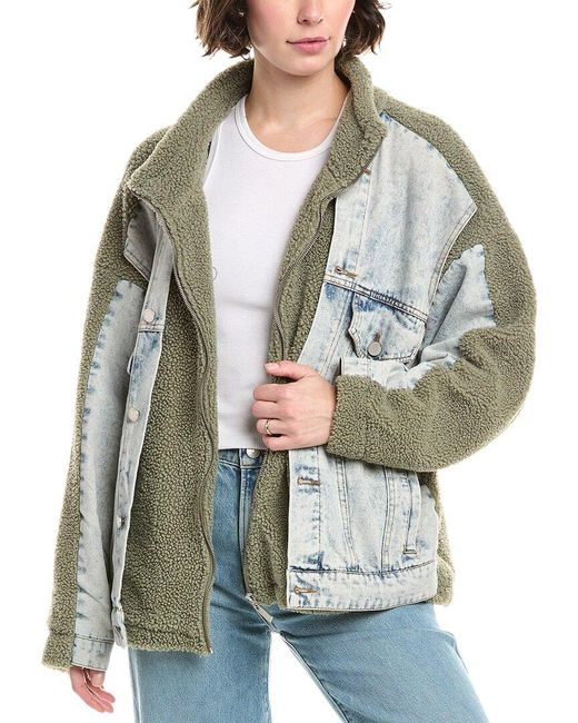 Blank NYC Green Slumber Party Jacket