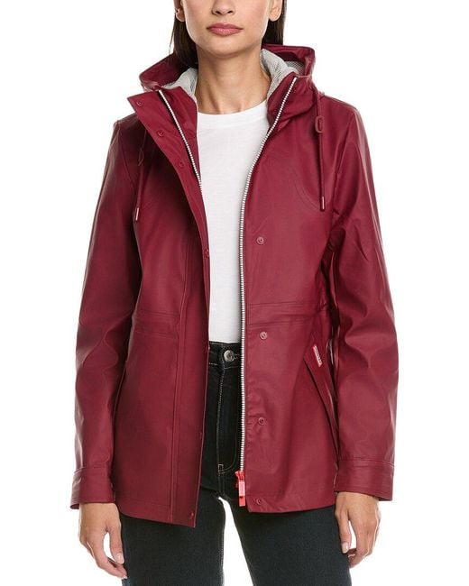 Hunter Red Abbey Rain Jacket