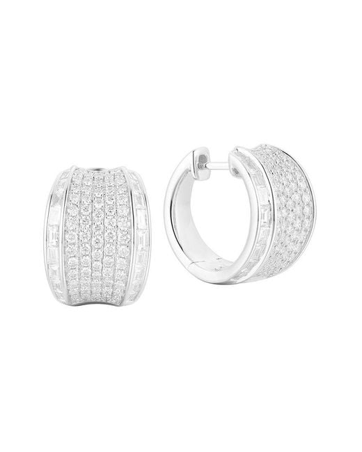 Gregg Ruth White 18K 1.79 Ct. Tw. Diamond Earring