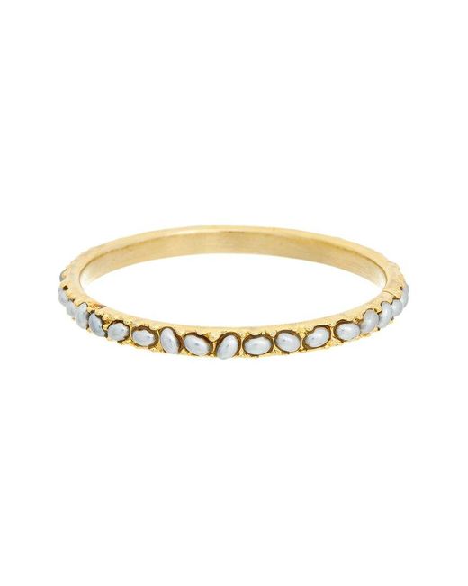 Kenneth Jay Lane Metallic Plated Bangle Bracelet