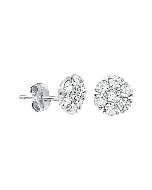 Diana M Metallic Fine Jewelry 18k 1.51 Ct. Tw. Diamond Studs