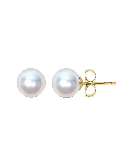 Haus of Brilliance White 14K Stud Earrings