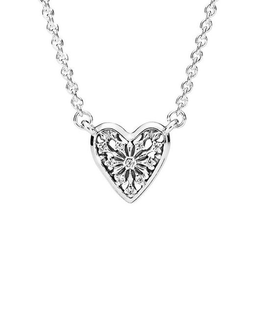 Pandora winter heart necklace Clearance