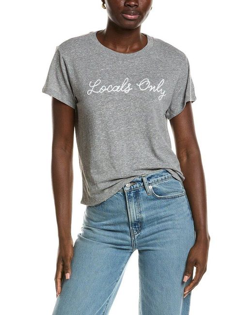 Chaser Brand Gray Locals Only T-Shirt