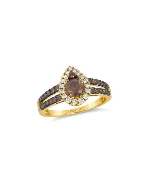 Le Vian Metallic Chocolate Composite 14K 1.08 Ct. Tw. Diamond Ring