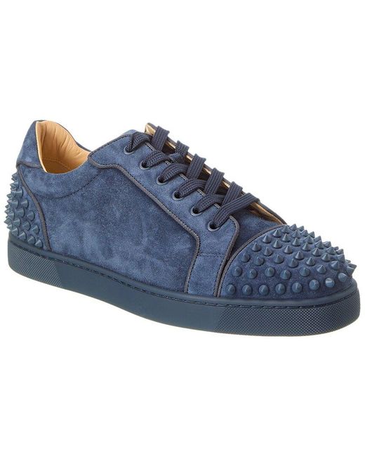 Christian Louboutin Blue Seavaste 2 Orlato Suede Sneaker for men