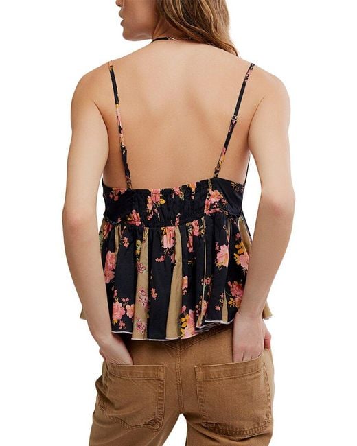 Free People Brown Tillie Top