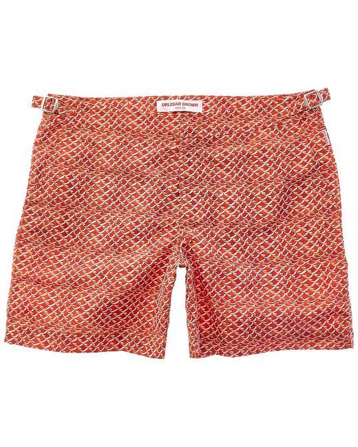 Orlebar Brown Red Swim Trunk for men